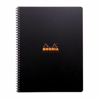 Recycling-Notizbuch Rhodiactive 119912C, A4+, kariert 5 x...