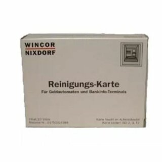 Reinigungskarte Wincor 01750016388, fr Kartenleser, 10 Stck