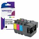 Multipack WECARE K10200W4, komp. zu Brother LC3217 BCMY,...