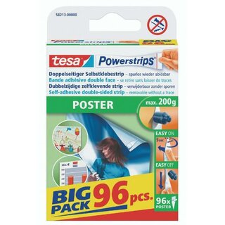 Tesa 58213 Powerstrip Poster, 96 Stck