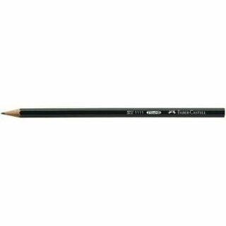 Bleistift Faber-Castell 111100, Bonanza, HB, schwarz lackierter Schaft, 12 St