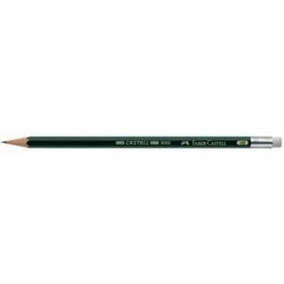 Bleistift Faber-Castell 119200 9000, HB, grn lackierter Schaft, 12 Stck