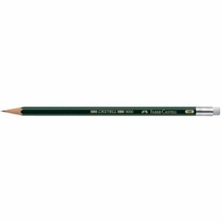 Bleistift Faber-Castell 119200 9000, HB, grün lackierter...