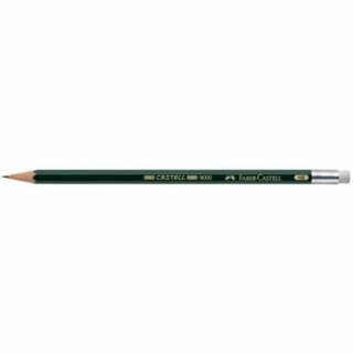 Bleistift Faber-Castell 119200 9000, HB, grn lackierter Schaft, 12 Stck