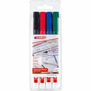 Permanent Marker Edding E-400, sortiert, 10 Stück