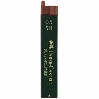 Feinminen Faber-Castell 120513, 0,5mm, Hrtegrad: 3H, 12 Stck