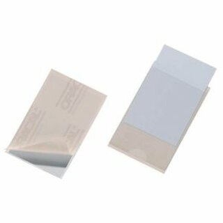 Selbstklebetaschen Durable Pocketfix 8093, 57 x 90mm, transparent, 10 Stck