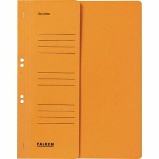 Falken 80003874 senhefter halber Vorderdeckel Amtsheftung Orange