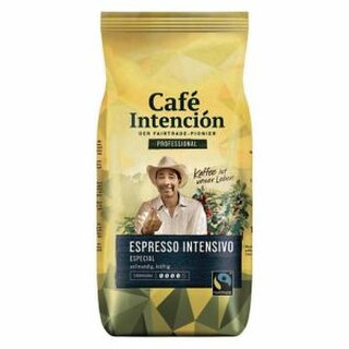 Kaffee Darboven Caf Intencin especial Espresso, Fairtrade, ganze Bohne, 1000g