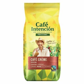 Kaffee Darboven Caf Intencin especial Espresso, Fairtrade, ganze Bohne, 1000g