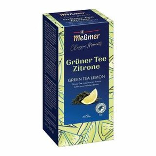 Messmer Tea Green Tea Lemon ,1.75g, 25 Beutel