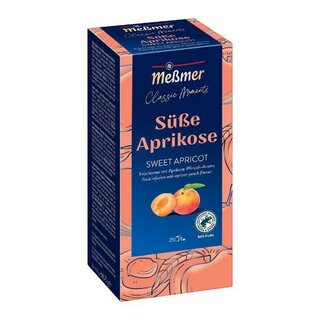 Messmer Tea Sweet Apricot 2.75G, 25 Beutel