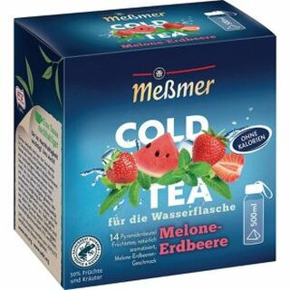 Memer Cold Tea Melone-Erdbeere, 14 Beutel