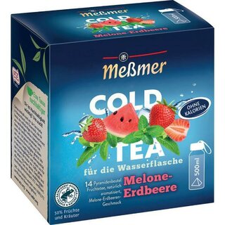 Memer Cold Tea Melone-Erdbeere, 14 Beutel