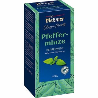 Memer Krutertee Classic Moments Pfefferminze, Beutel  2,25 g, 25 Stck