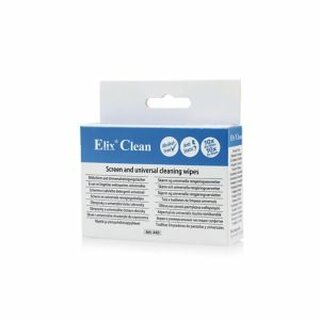 ELIX ECS Nass + Trocken Reinigungstcher, einzeln verpackt, 20 Stck