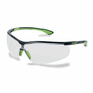 Uvex 9193265 Sportstyle Schutzbrille schwarz/grün