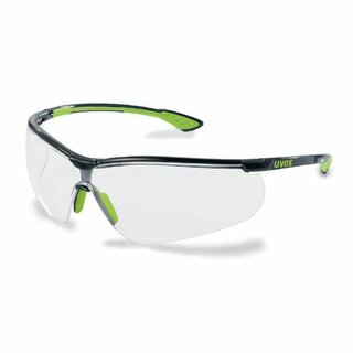 Uvex 9193265 Sportstyle Schutzbrille schwarz/grn