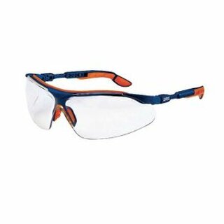 Uvex 9160065 I-Vo Schutzbrille Blau/Orange