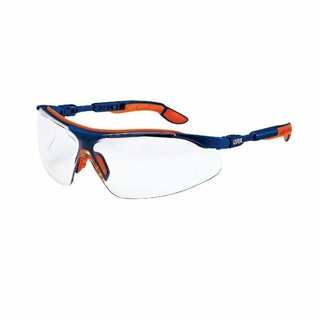 Uvex 9160065 I-Vo Schutzbrille Blau/Orange