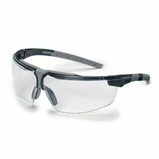 Uvex 9190175 I-3 Schutzbrille schwarz/grün