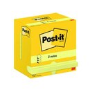 Post-It R350Y Notes, 76x127mm, Z-Faltung, Gelb, 12 Stck