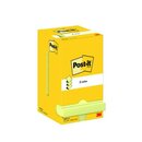 Post-It R330Y Z-Notes, 76x76mm, Z-Faltung, Gelb, 12 Stck