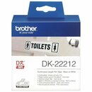 Brother Dk22212 Endlos Etiketten 15,24x62mm, Wei