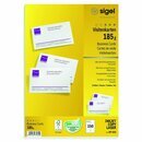 Visitenkarten Sigel DP830, 85 x 55mm, 185g, blanko, wei,...