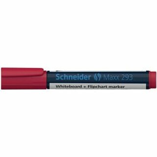 Boardmarker Schneider Maxx 293, Keilspitze, Strichstrke: 2+5mm, rot