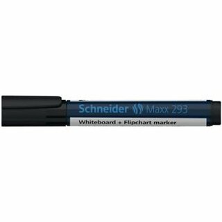 Boardmarker Schneider Maxx 293, Keilspitze, Strichstrke: 2+5mm, schwarz