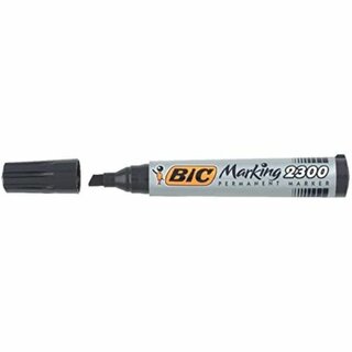 Permanentmarker BIC 8209263, Keilspitze, Strichstärke:...