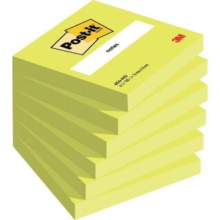 Post-it Haftnotiz 654NGR, 76 x 76 mm, 100 Blatt, neongrün
