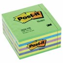 Haftnotiz-Wrfel 3M Post-it 2028NB, 76x76mm, sortiert