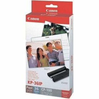 Druckset Canon KP36IP, Fotopapier 100x150mm, 36 Blatt, inkl. Farbkartusche