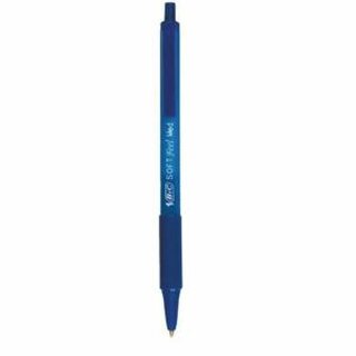 Kugelschreiber BIC 8373982 Softfeel, Strichstrke: 0,4mm, blau