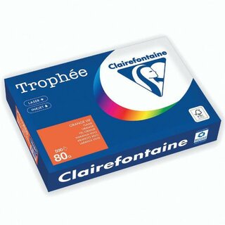 Trophee Papier A4 80g, orange, 500 Blatt