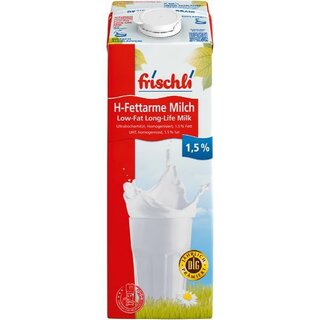 Frischli H-Milch Fettarm 1.5% Fettgehalt,...