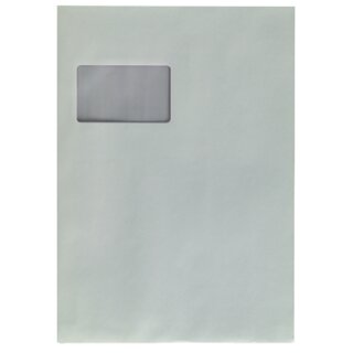 Versandtaschen C4, mit Fenster, HK, 90g, wei�, 10 St�ck
