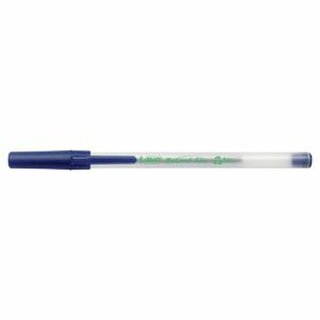 Kugelschreiber BIC 893240 ECOlutions Round Stic, Strichstrke: 0,4mm, blau