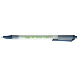 Kugelschreiber BIC 8806891 ECOlutions Clic Stic, Strichstrke: 0,4mm, blau