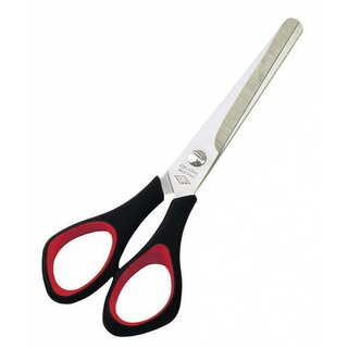 Schere Wedo 9765, Länge: 155mm, Edelstahl, schwarz/rot