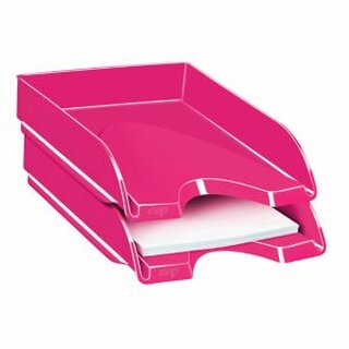 Briefkorb CEP 1002000371 Pro Gloss, stapelbar, Mae: 257 x 348 x 66mm, pink