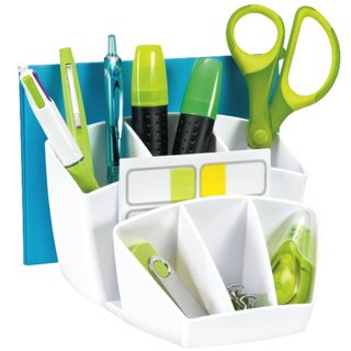 Schreibtischorganizer CEP 1005800021, mehrere Fächer, weiß