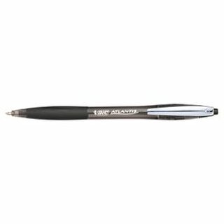 Kugelschreiber BIC 902133 Atlantis Premium, Strichstrke: 0,4mm, schwarz