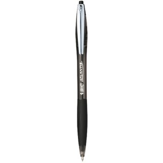 Kugelschreiber BIC 902133 Atlantis Premium, Strichstrke: 0,4mm, schwarz