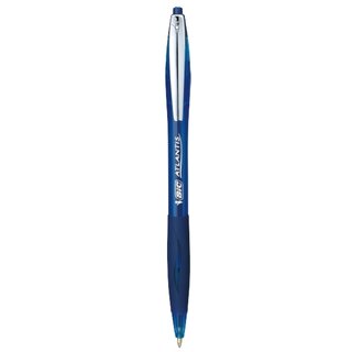 Kugelschreiber BIC 902132 Atlantis Premium, Strichstrke: 0,4mm, blau