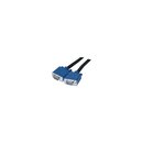 SVGA-Kabel 3M 3C9W, Plug + Play, Lnge: 3m, schwarz/blau