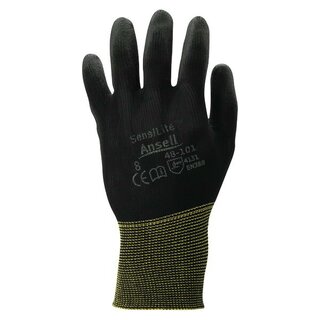 Mechanikschutzhandschuhe HYFLEX 48-101, Größe 9, schwarz