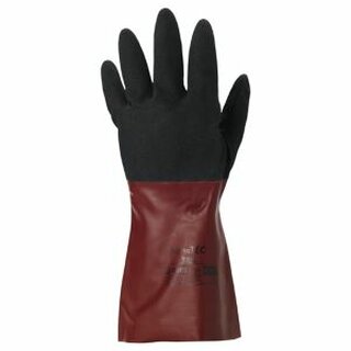 Chemikali.handschuhe Ansell AlphaTec 58-535, Nitril, Gr. 11, grn/grau, 1 Paar